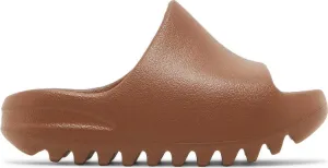 Adidas Yeezy Slides Kids 'Flax' Sandals, Tan