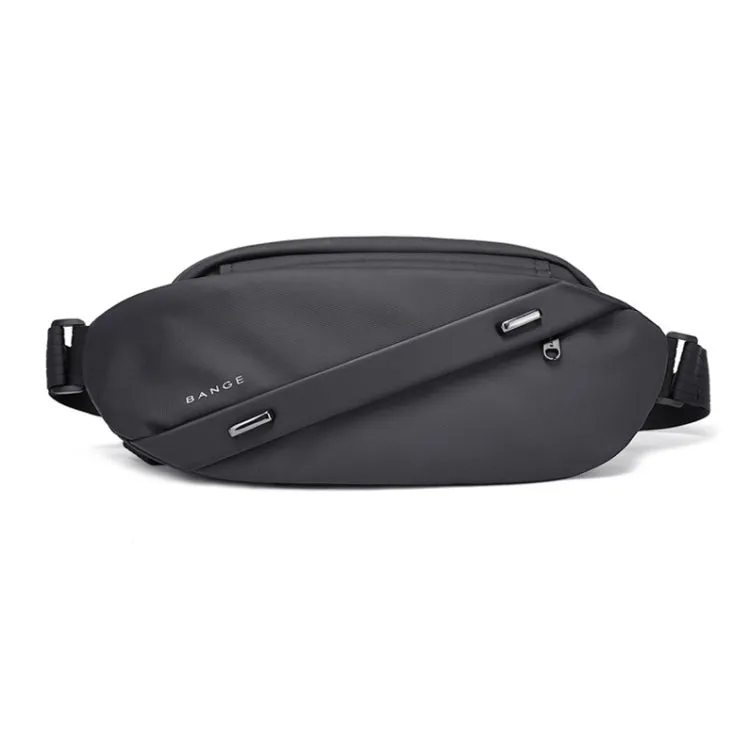 BANGE BG-7295 Men Waterproof Business Casual Chest Bag Messenger Bag(Black)