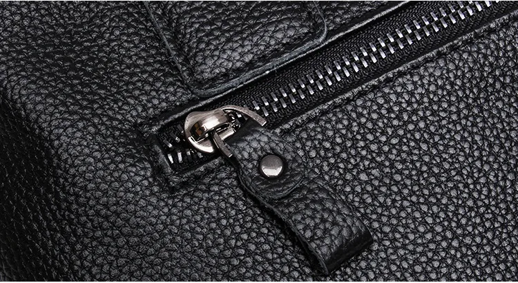 Black New Men Shoulder Leather Business Bags JB259