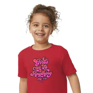 Blessed Girl Kids T-Shirt Girls Can Do Anything