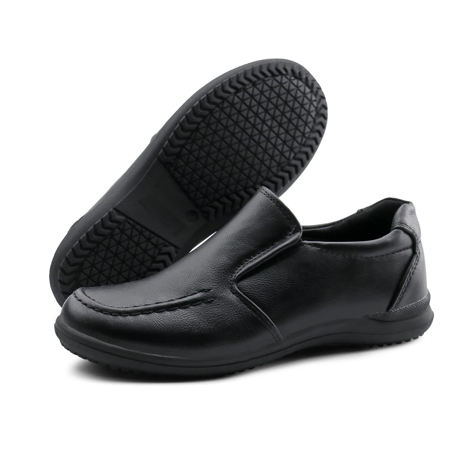 Boys School Uniform Shoes Slip On Loafer