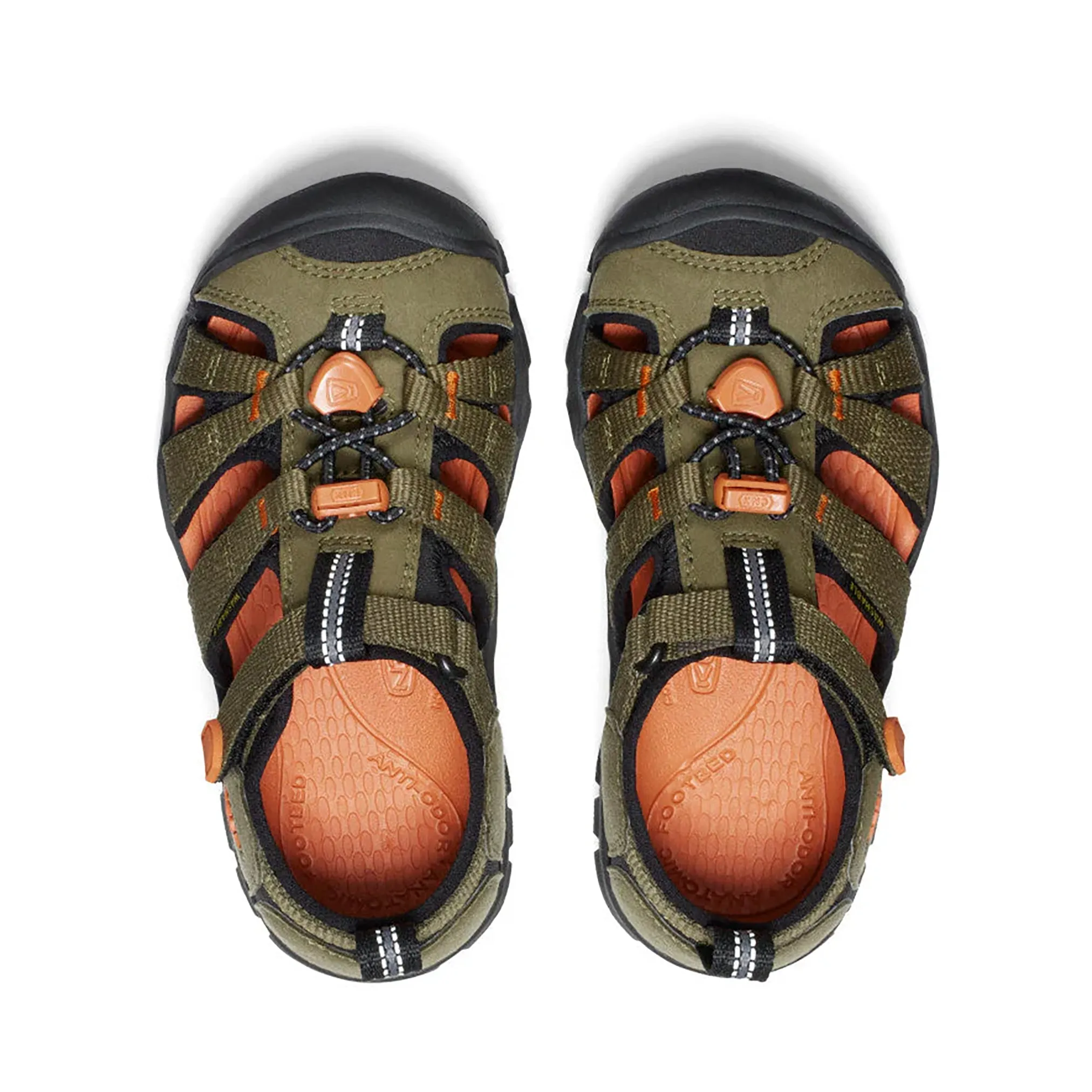 Children Seacamp II CNX - Dark Olive / Gold Flame