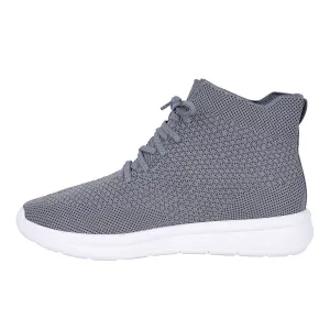 Clarks Cloudsteppers By Ezera High-Top Sneakers Fabric Grey Colour For Women