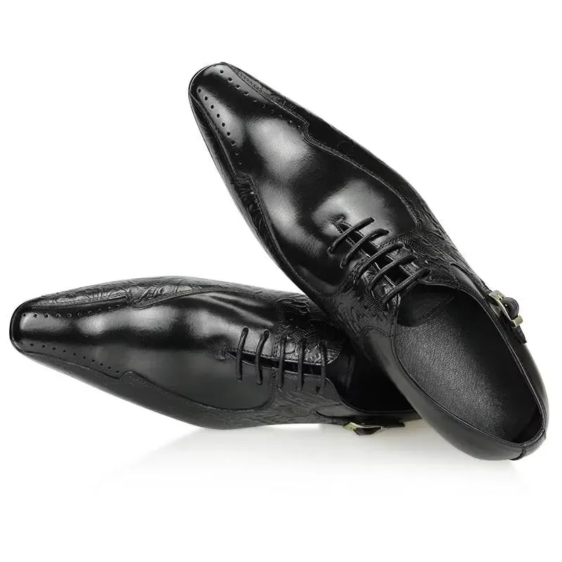 Classy LuxeLeather Genuine Leather Wedding Brogue Shoes