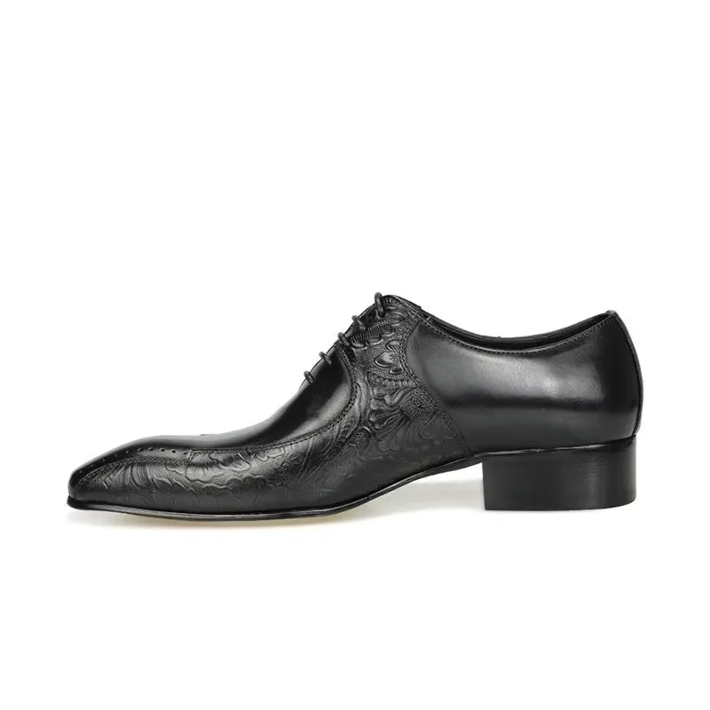 Classy LuxeLeather Genuine Leather Wedding Brogue Shoes