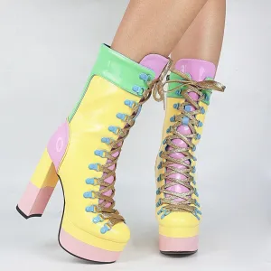 Cupcake Vibes Platform Ankle Boots