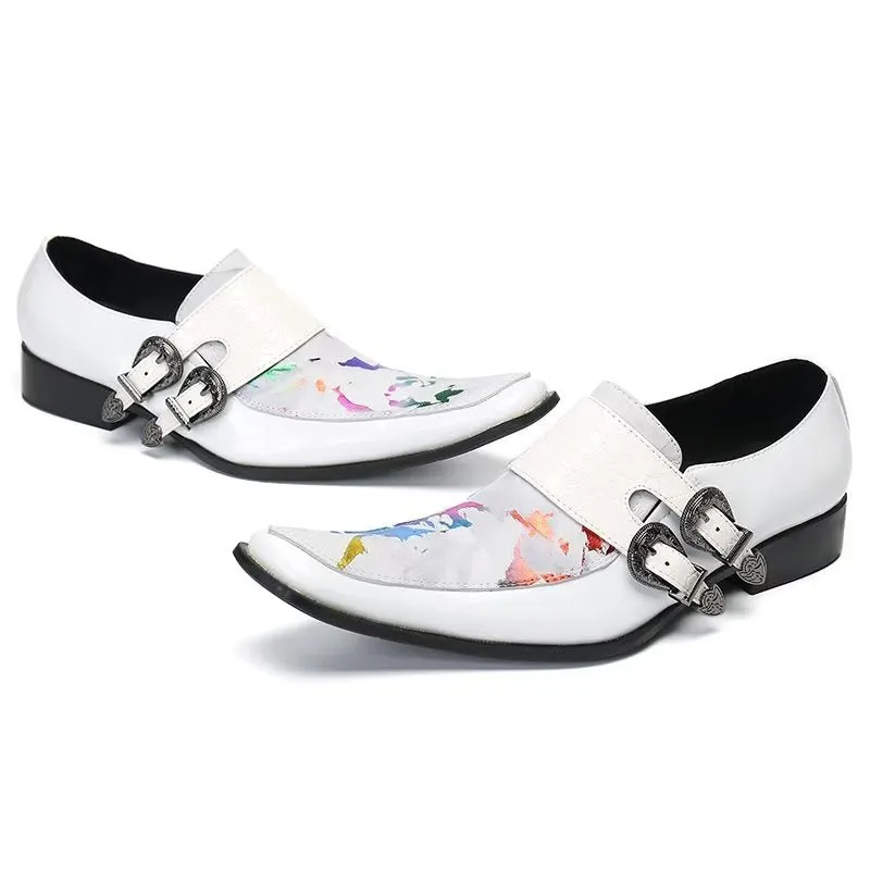 Exotic Elegance Genuine Leather Monkstraps