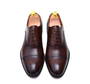 Henry - Brown Cap-toe Shoes