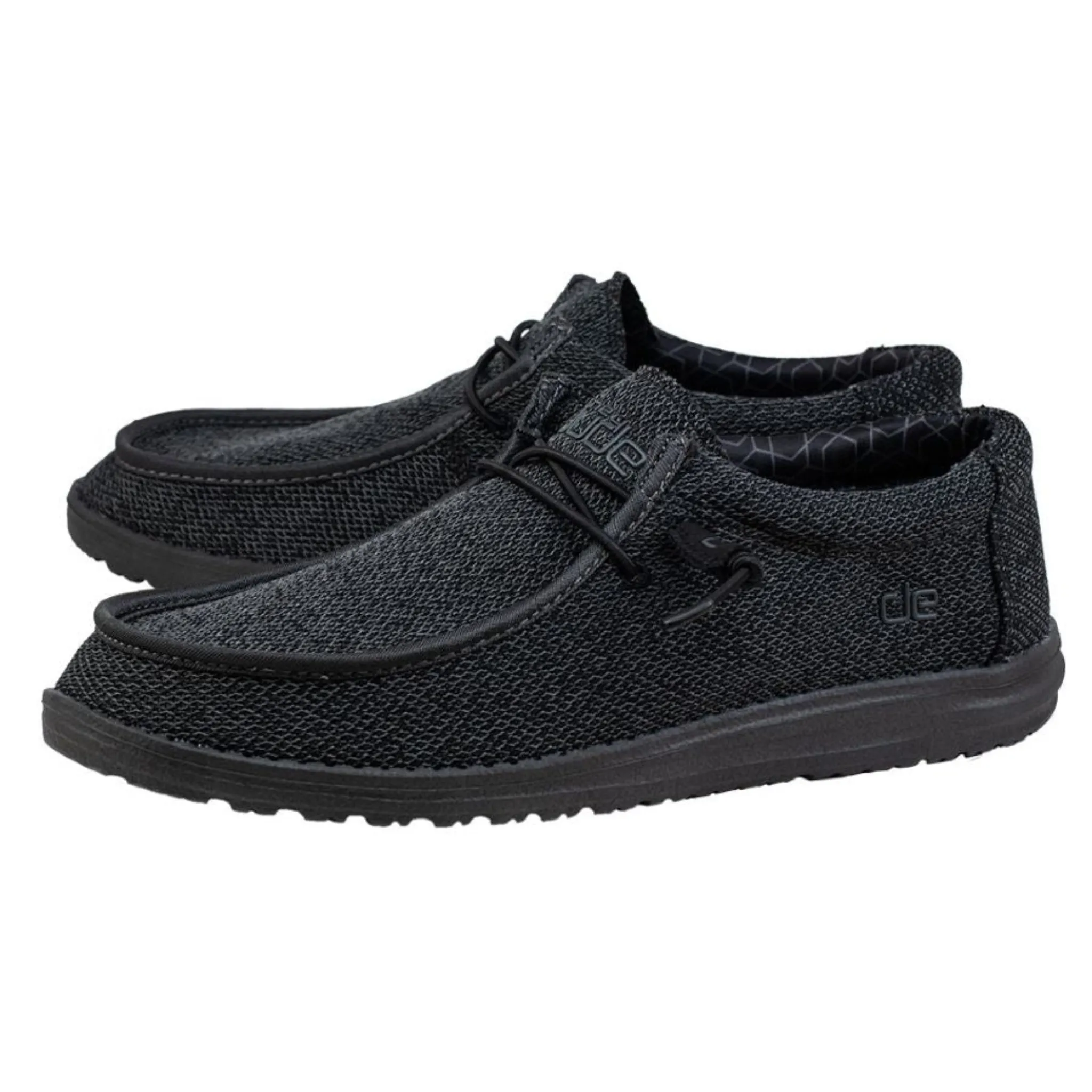 HEY DUDE MEN'S WALLY SOX MICRO TOTAL BLACK - 400190XJ