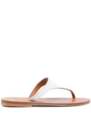 K Jacques St Tropez Sandals White