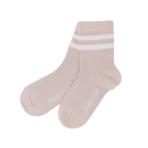 Kids Vintage Sporty Socks -- Oatmeal