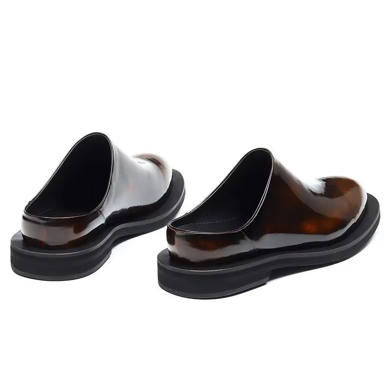 Lavish Leather Slip-Ons