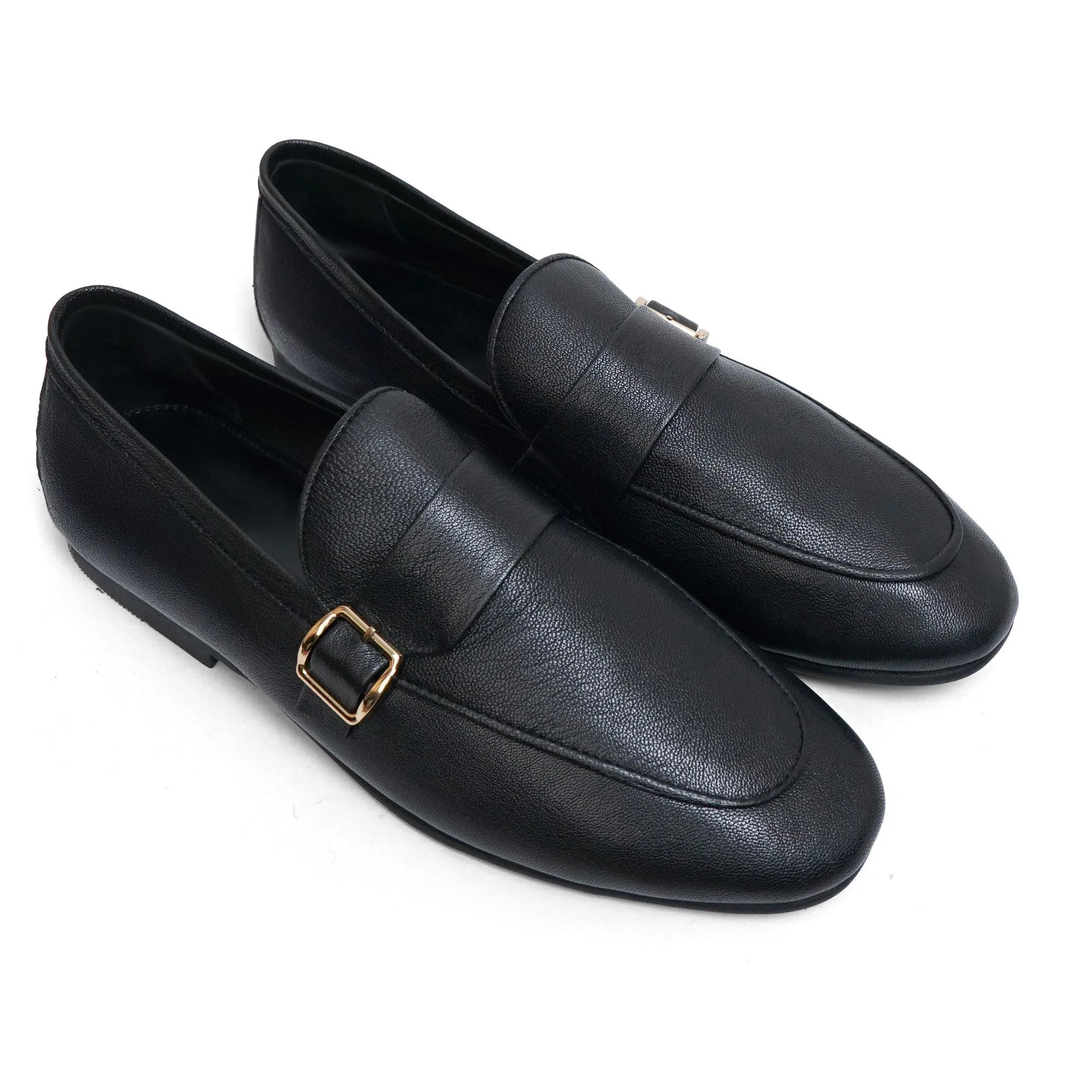 LS Pure Leather Paragon Shoes LS-933 BLK