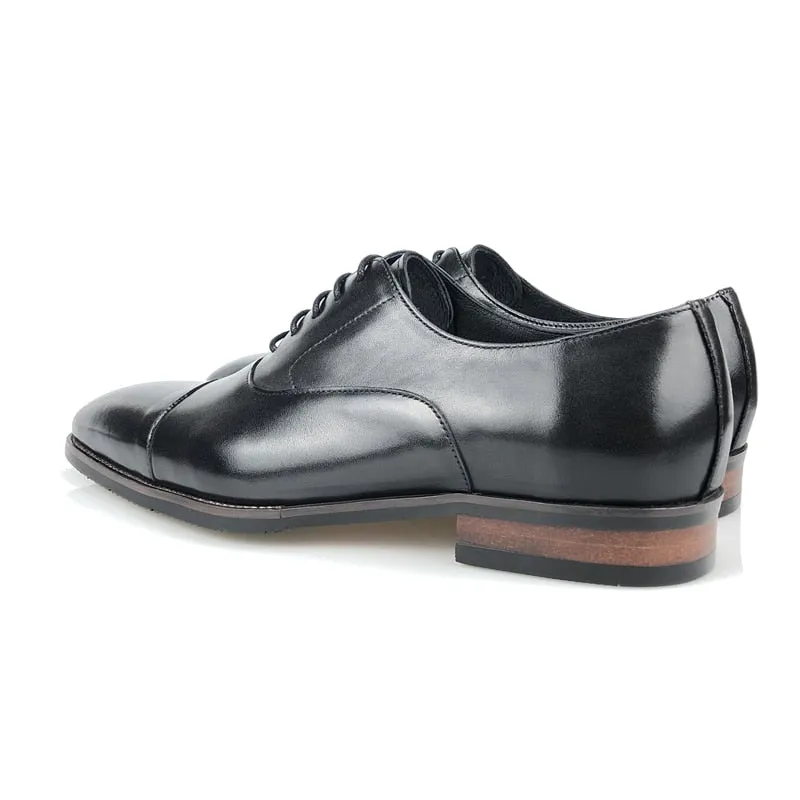 LuxePoint Brogue Leather Lace-Up Shoes