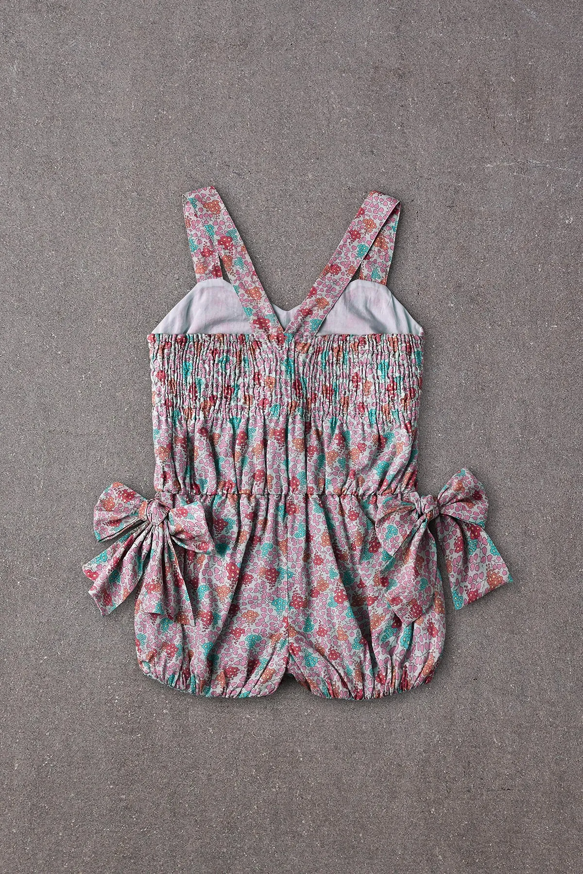 Nellystella Charlotte Playsuit - Blooming Hearts Mint