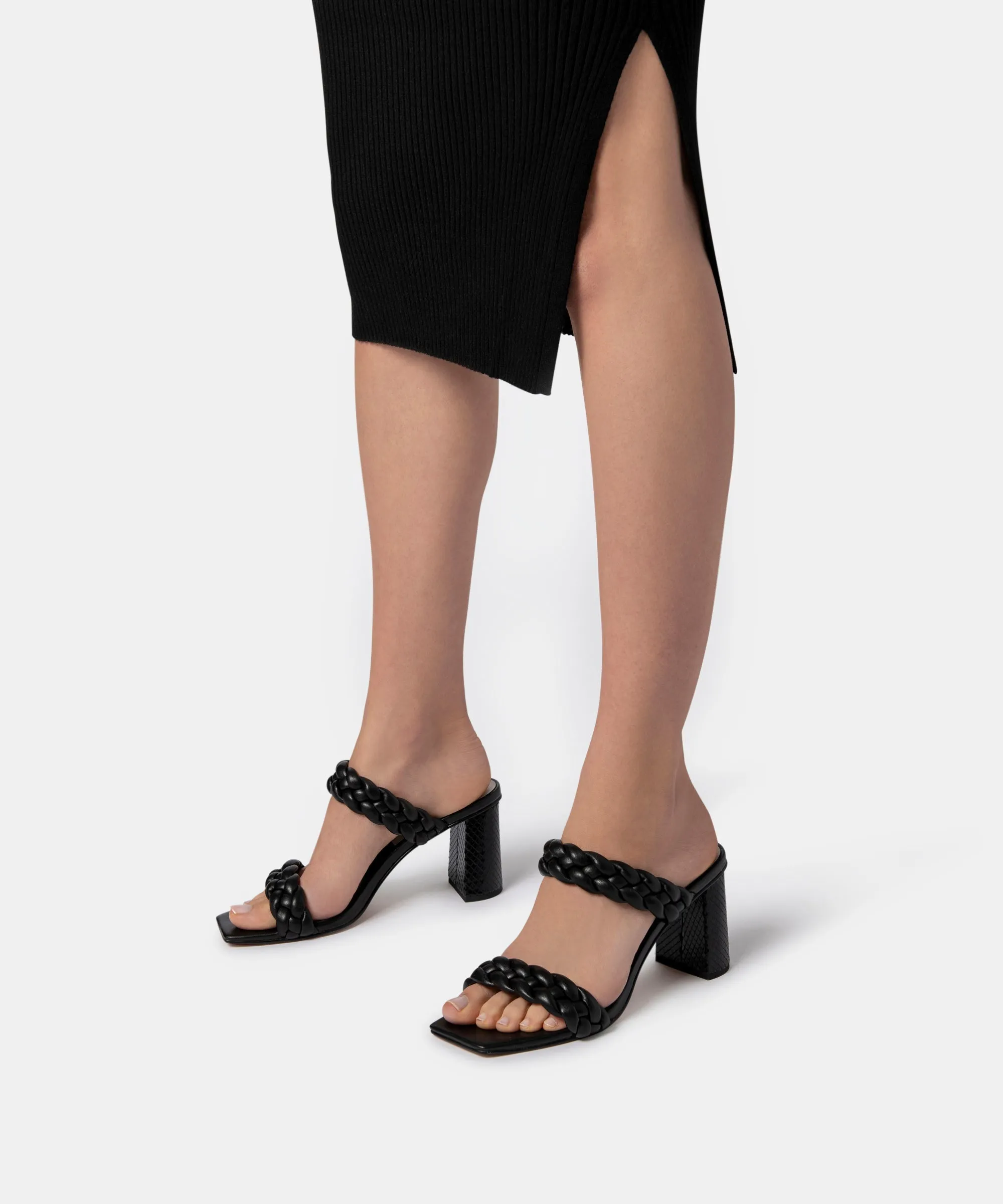 Paily Heels - Black Stella (Sizes 6-7.5)