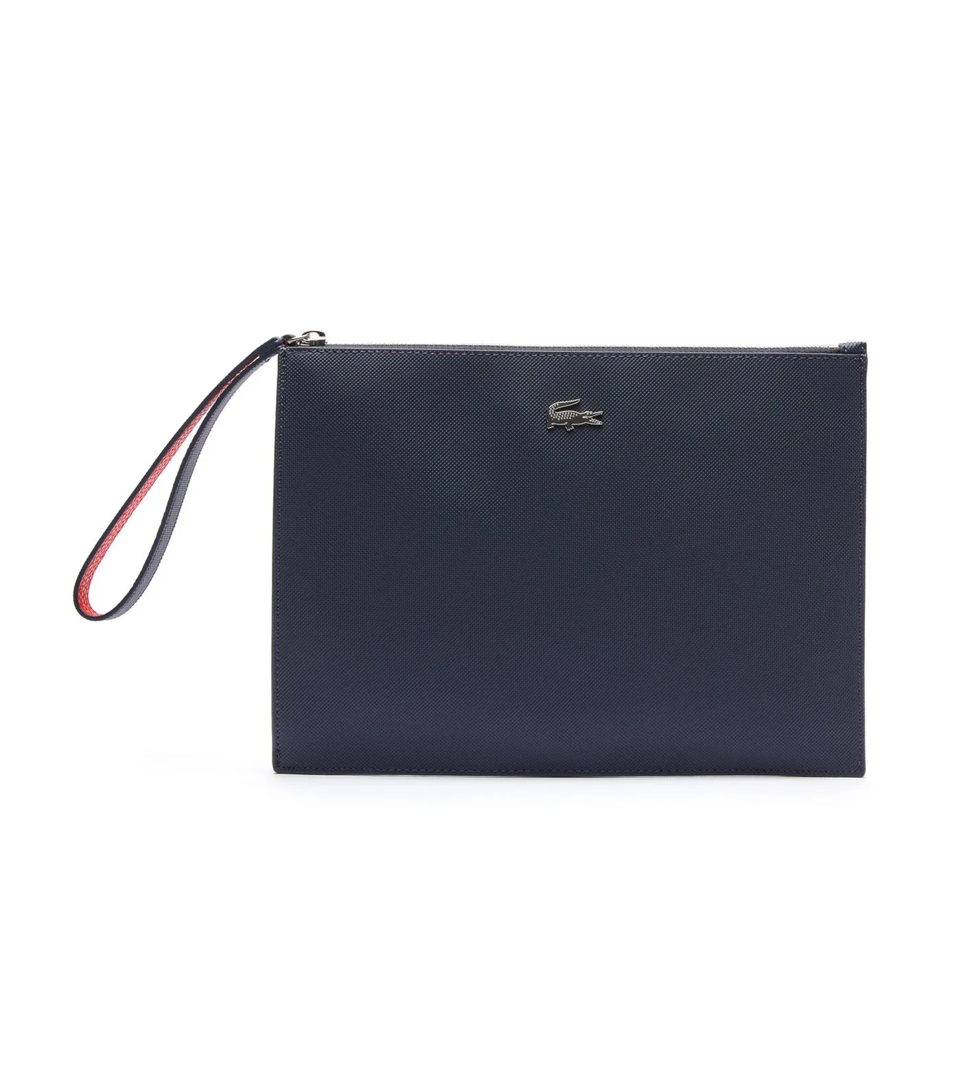 Unisex Anna Piqué Canvas Zip Clutch Marine 166 Rouge 240