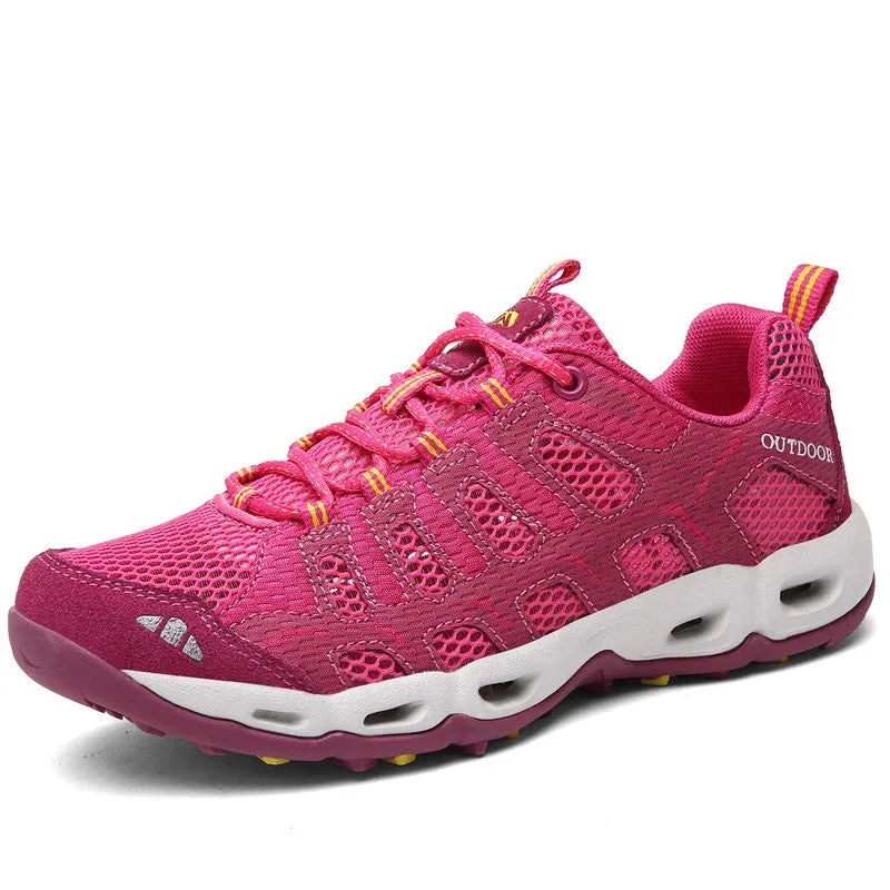 Women's breathable anti-skid air-cushion hiking sneakers