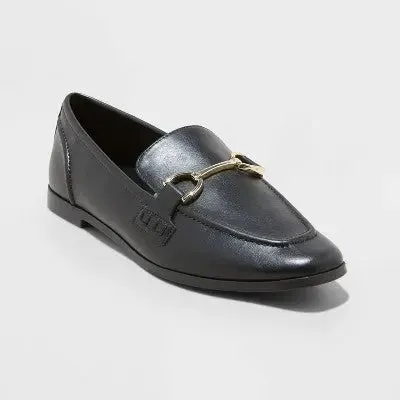 Women's Laurel Wide Width Loafer Flats - A New Day