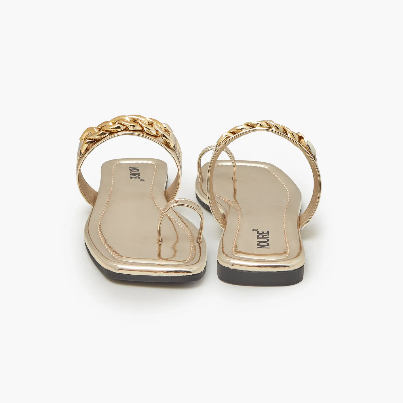 Women's Metallic Toe Ring